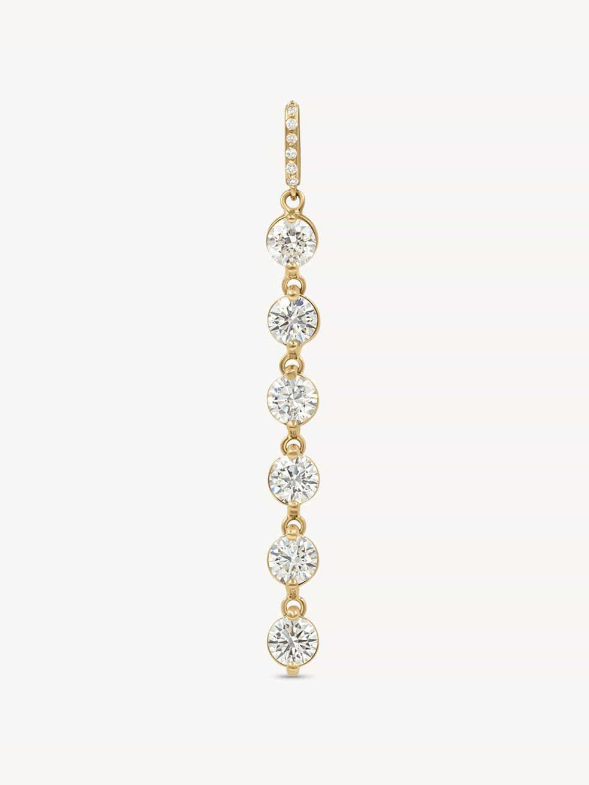 Customizable Diamond Trail Lariat Necklace - Elegant Adjustable Gold/Silver Chain with Sparkling Crystals for Women | Perfect for Weddings, Parties & Date Nights