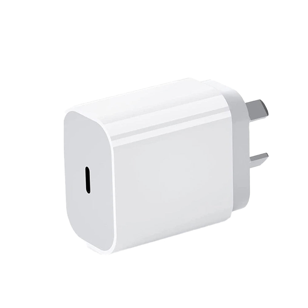 20W USB C Power Adapter Fast Charger for iPhone 14/13/12/11/X/8 - Apple MFi Certified - Compact & Portable Charging Brick for Home, Office & Travel