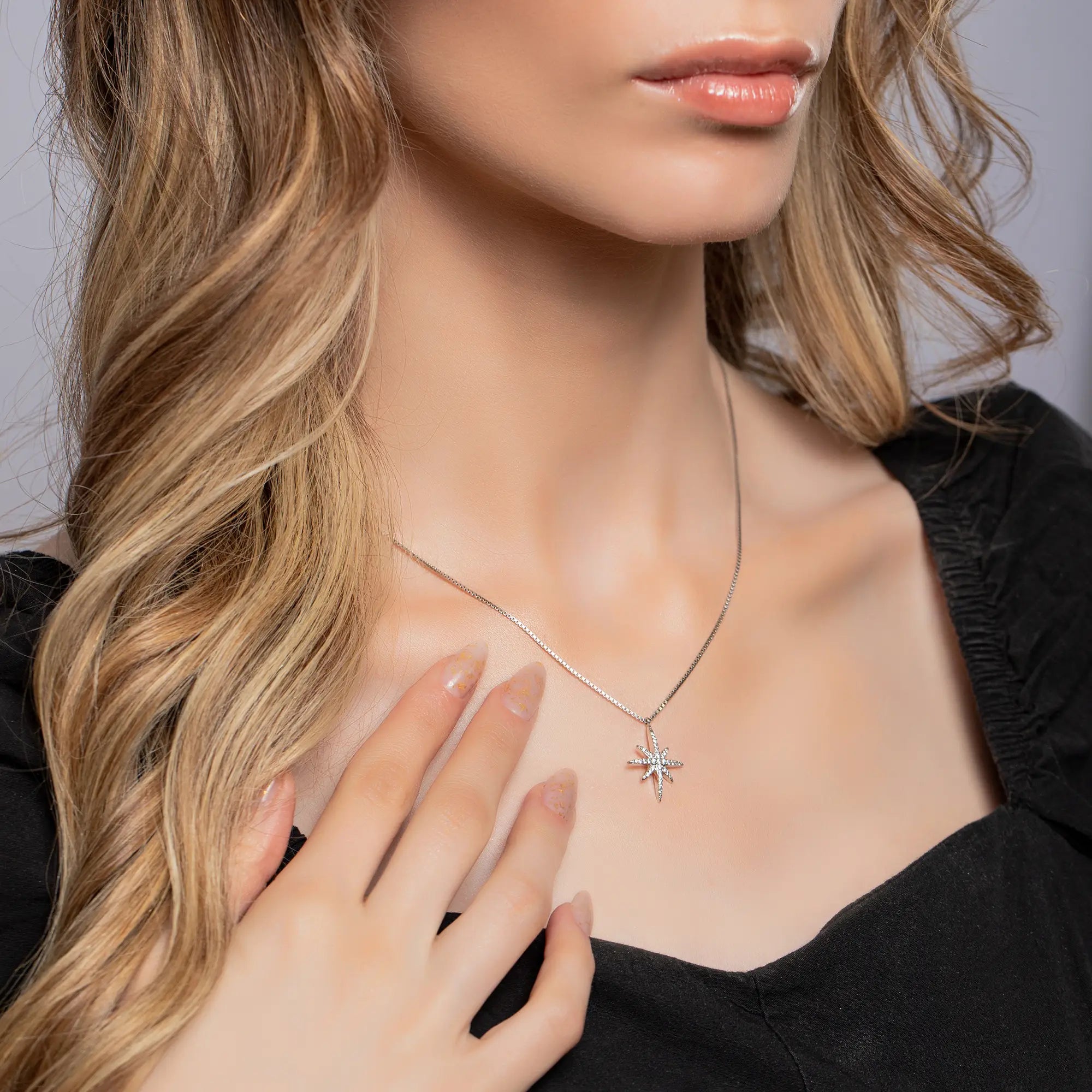 Snowflake Necklace for Women - Elegant Sterling Silver Winter Jewelry Gift for Christmas, Valentine's Day & Special Occasions | Perfect for Holiday Parties, Weddings & Everyday Wear