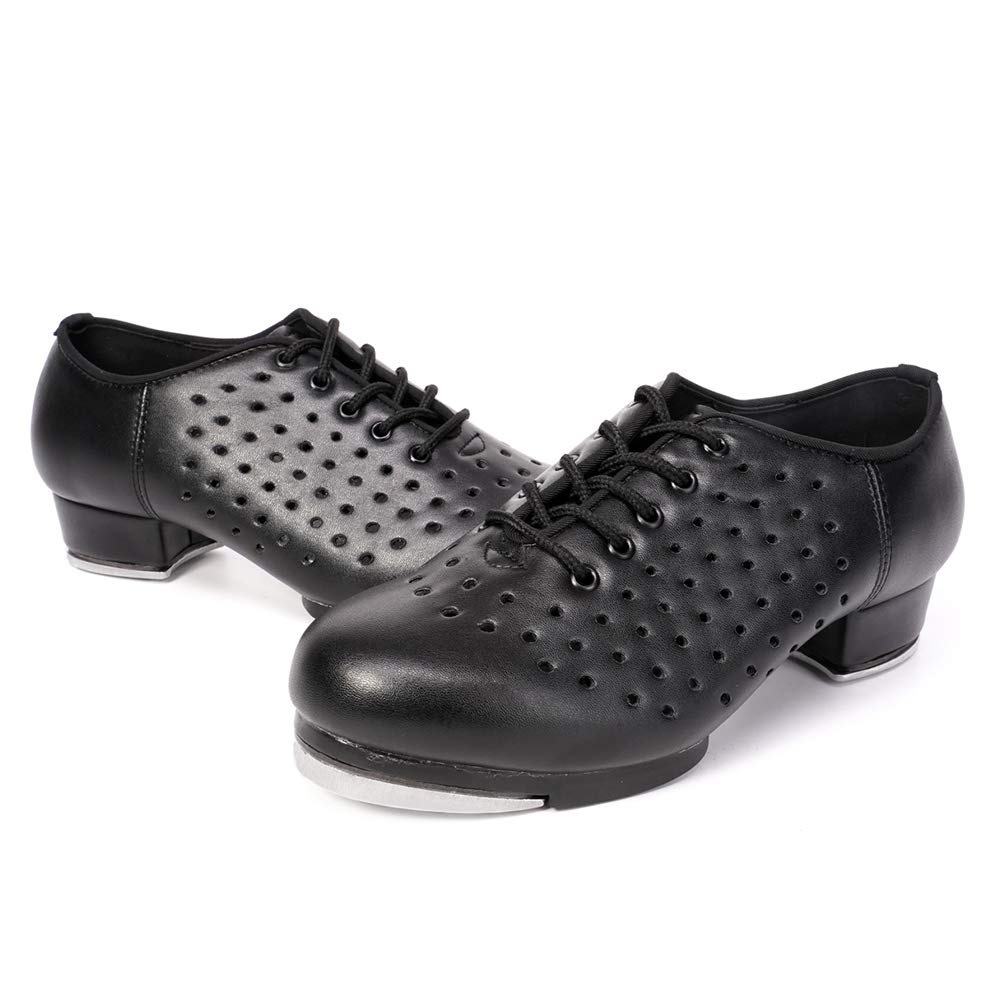 HROYL Unisex Tap Dance Shoes for Jazz - Perfect for Performances & Practice