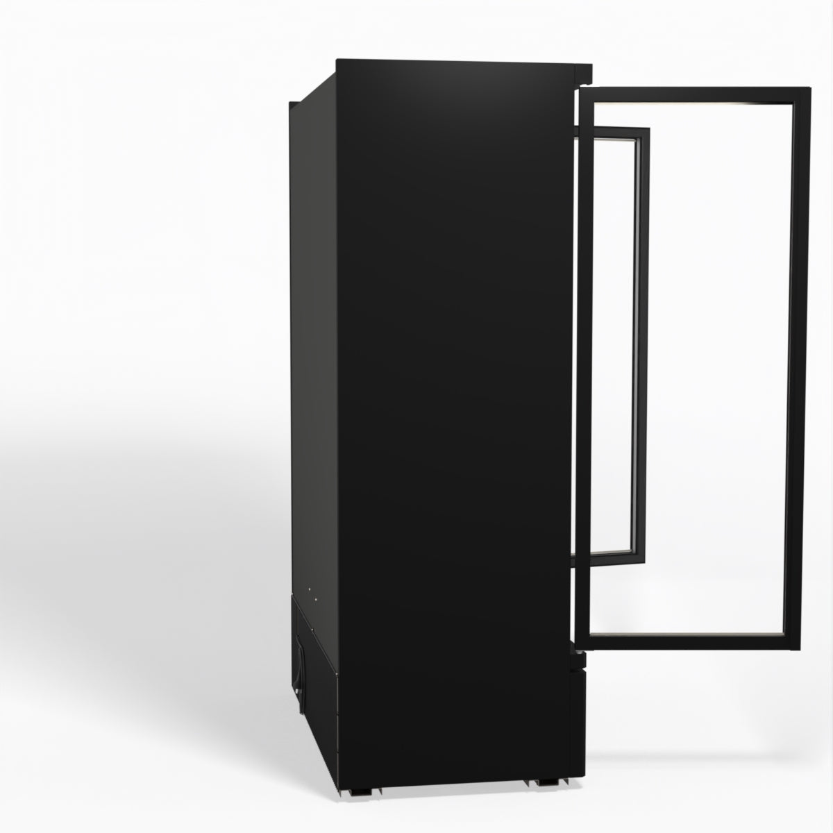 Commercial Upright Freezer with Two Glass Doors - FSB1000 Display Refrigerator for Supermarkets, Restaurants & Convenience Stores - Perfect for Beverage, Ice Cream & Frozen Food Storage