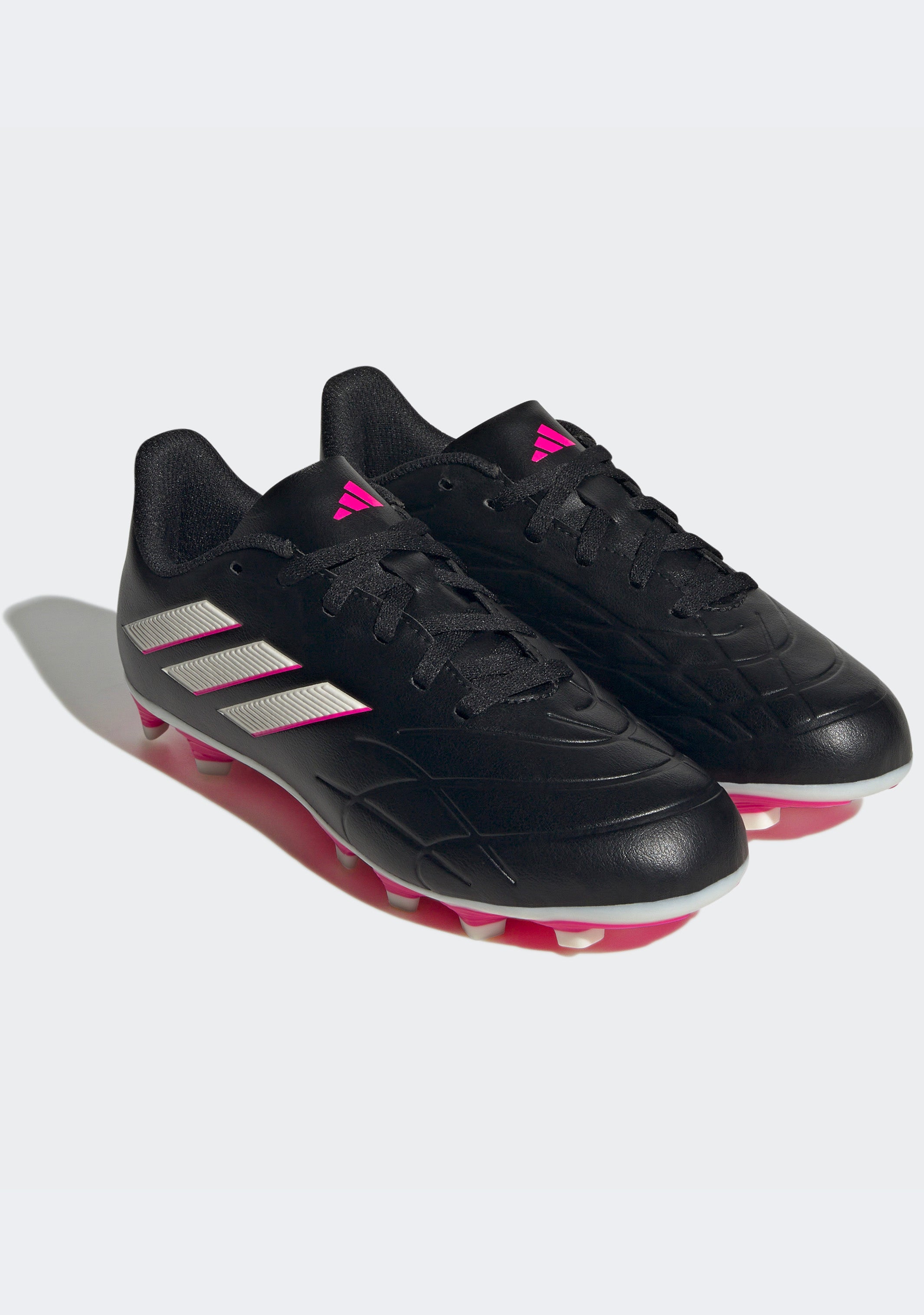 Adidas Junior Copa Pure.4 FxG Soccer Cleats for Kids - Lightweight Youth Football Shoes with Synthetic Leather for Indoor & Outdoor Play - Perfect for Training, Matches, and School Sports