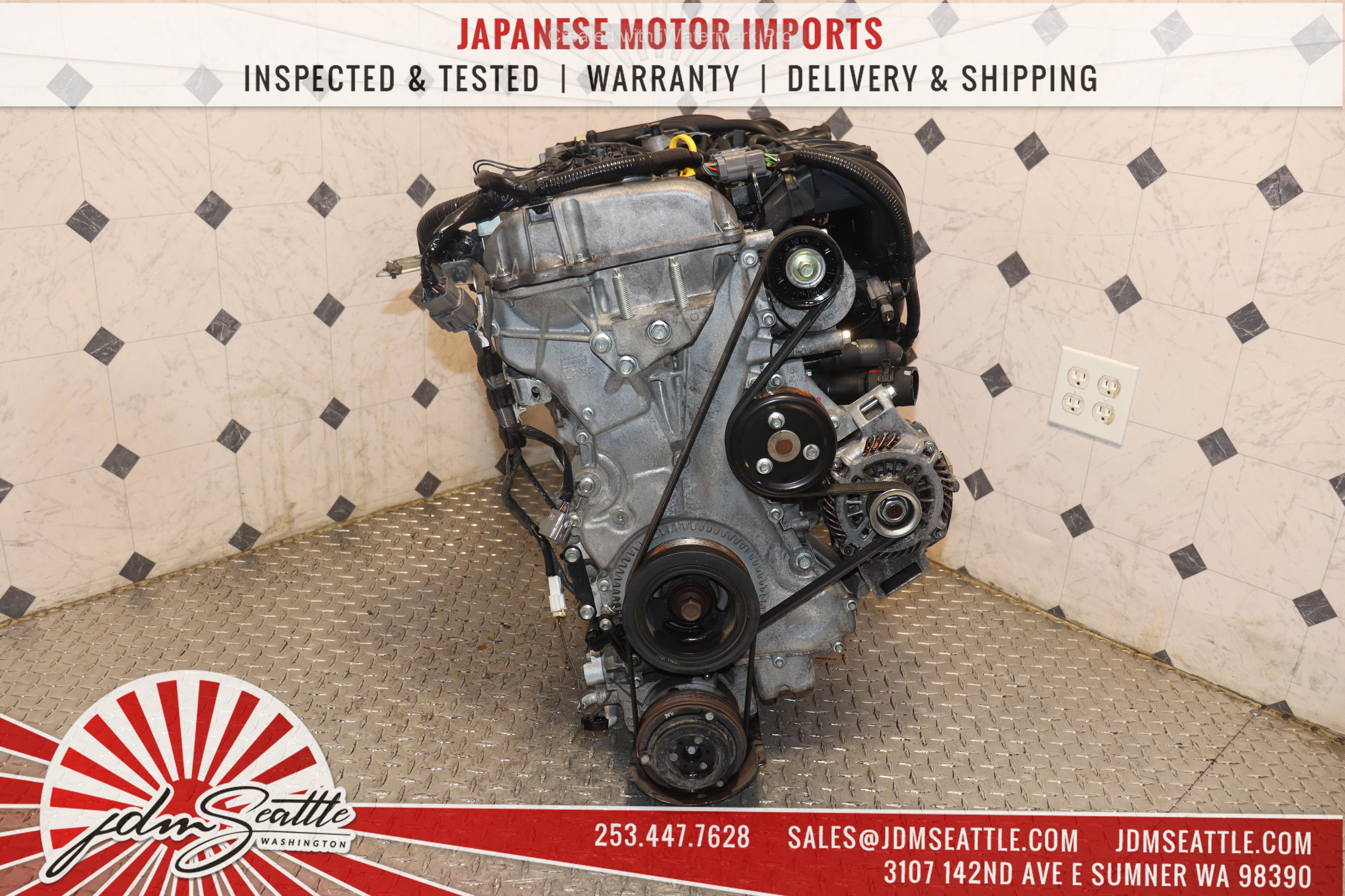 JDM LF-VE 2.0L Engine for 2006-2009 Mazda 3 | Replacement for 2.3L 4-Cylinder DOHC VVT | Perfect for Performance Upgrades & Engine Swaps