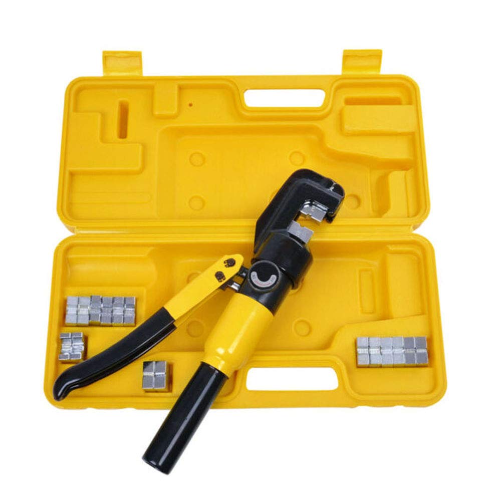 10 Ton Hydraulic Hand Crimper Tool Kit - Stainless Steel Cable Railing Crimper for 1/8