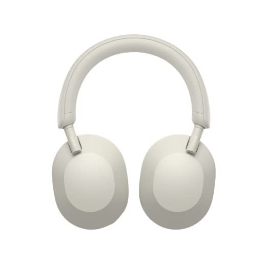 Sony WH-1000XM5 Wireless Noise Canceling Over-Ear Headphones with Extra Bass Bluetooth Speaker Bundle - Silver | Premium Audio for Travel, Work & Home Entertainment