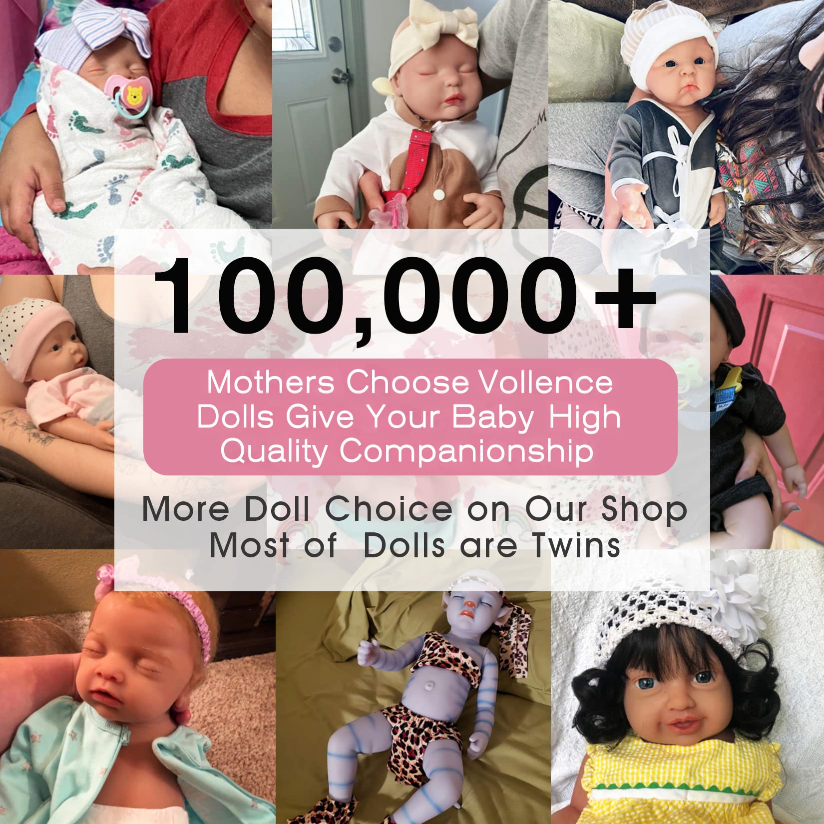 Vollence 17 Inch Full Body Silicone Baby Doll - Realistic Avatar Na'vi Reborn Doll for Boys & Kids | Perfect for Role Play, Gift Giving & Collecting
