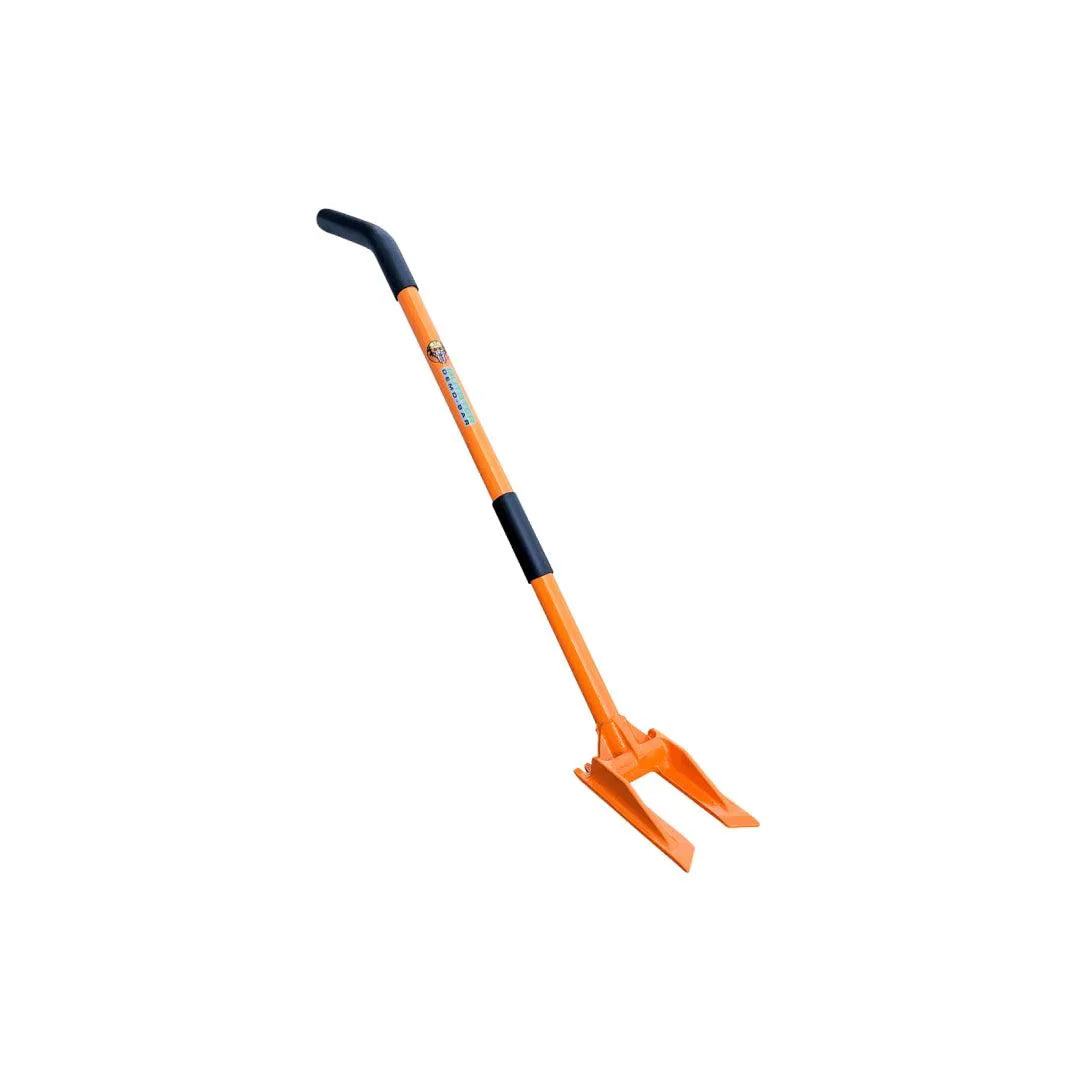 Heavy Duty Round Handle Demolition Bar - Pry Bar for Construction, Demolition & Remodeling - Perfect for Home Improvement, Woodworking & Metalworking Projects