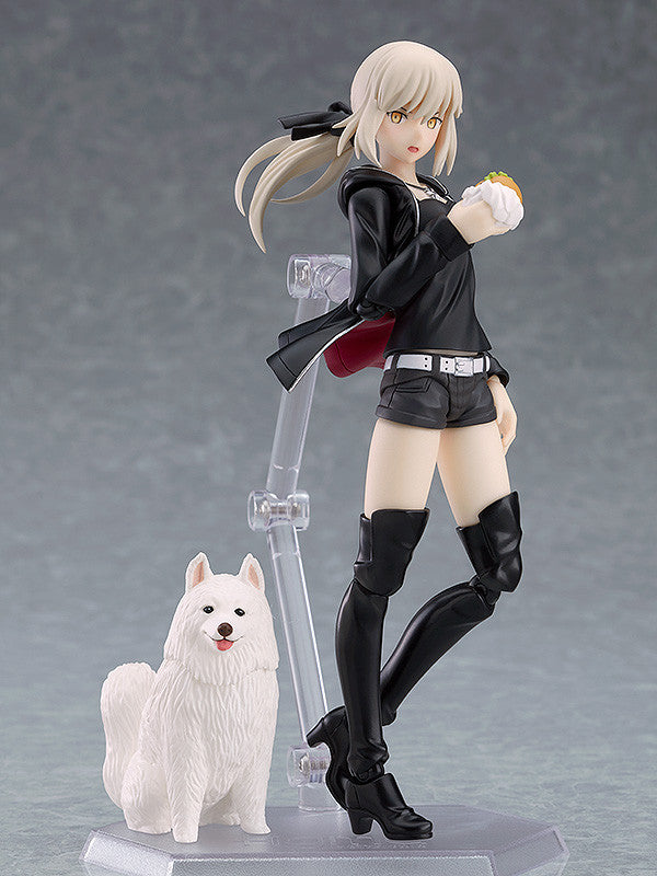 Fate/Grand Order Figma #418 Saber/Altria Pendragon (Alter) Shinjuku Version - Anime Action Figure Collectible for Display & Cosplay