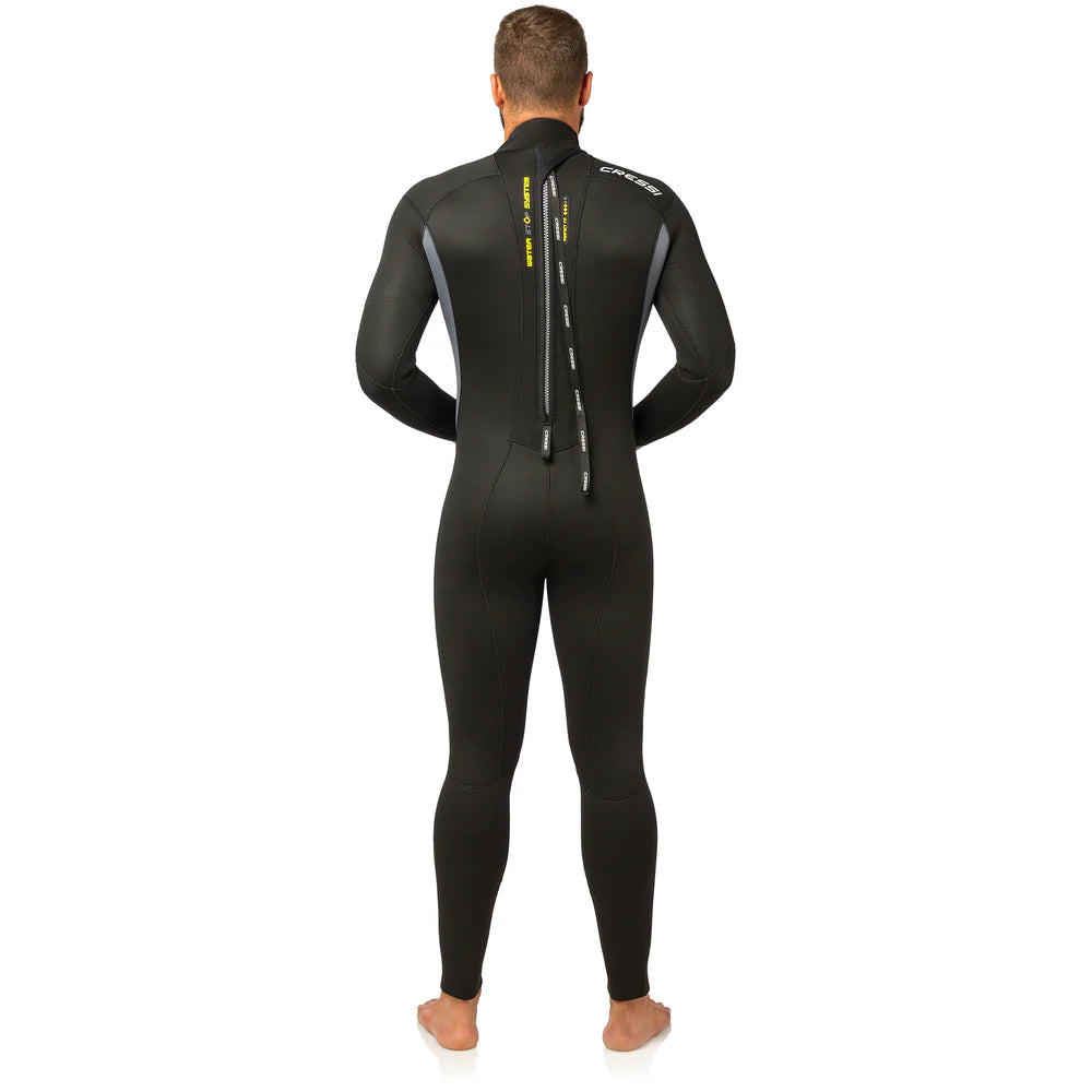 Cressi Fast 5mm Neoprene Wetsuit for Men - Scuba Diving, Snorkeling & Water Sports | Premium Thermal Protection for Cold Water Activities