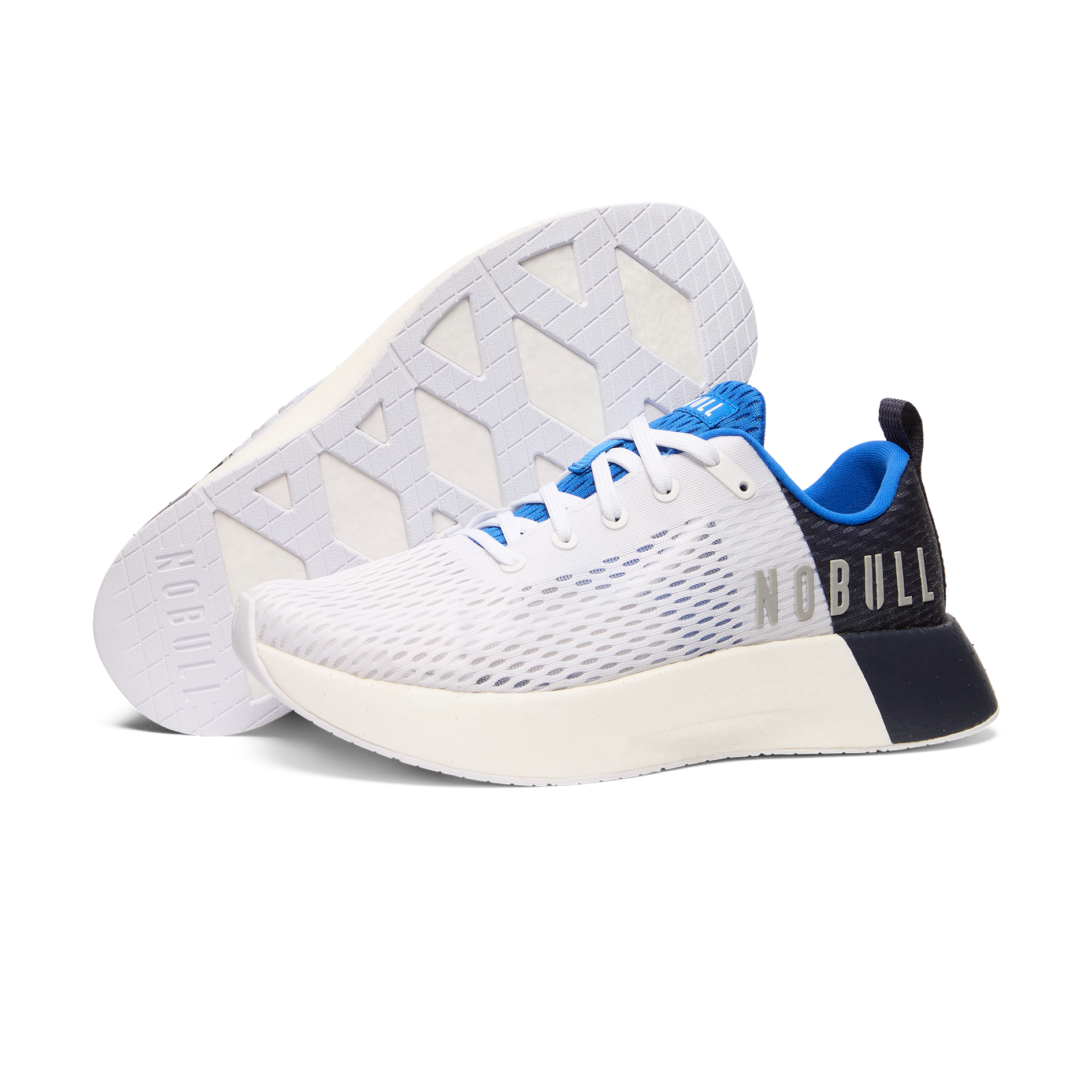 Men's White Navy Journey Sneakers - Comfortable Casual Walking Shoes for Men | Perfect for Travel, Work & Everyday Wear