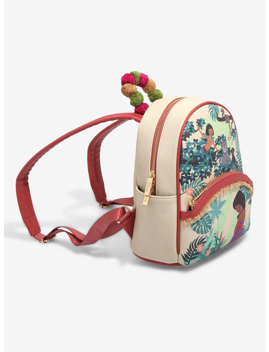 Danielle Nicole Disney The Jungle Book Mowgli & Shanti Mini Backpack for Women - Cute Small Crossbody Bag for School, Travel & Everyday Use