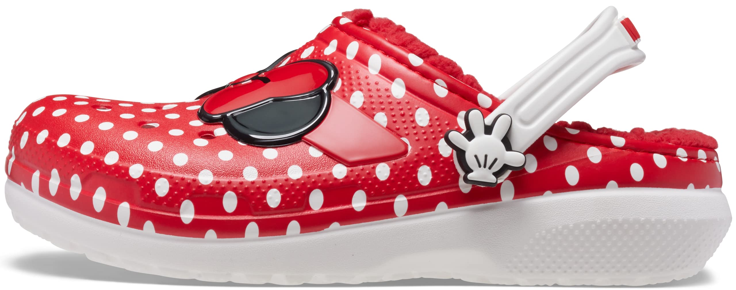 Crocs Unisex-Child Classic Lined Disney Clogs | Mickey and Minnie Mouse Shoes & Slippers | Warm Winter Indoor/Outdoor Comfort for Kids