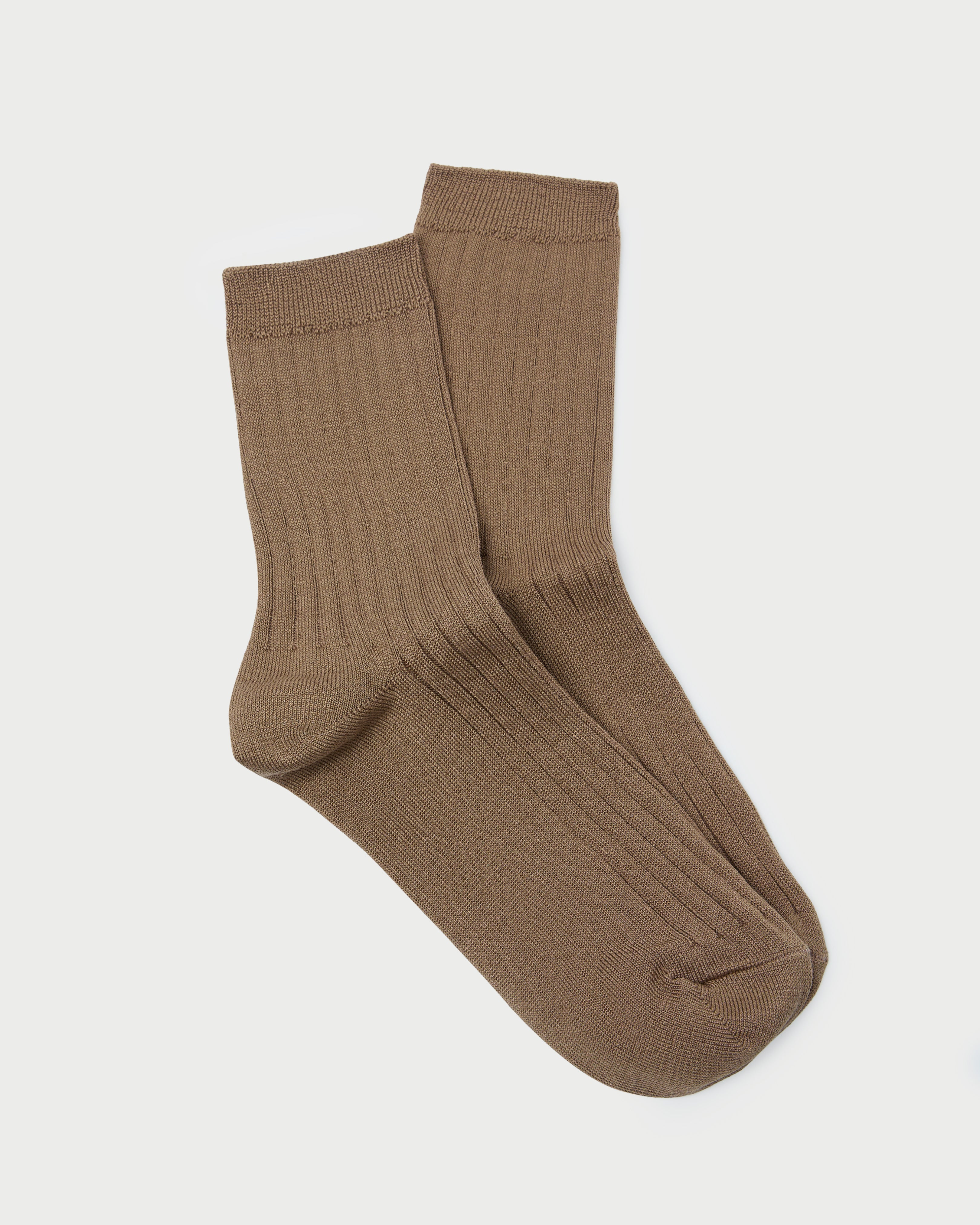 Le Bon Shoppe Tan Trouser Socks - Comfortable Women's Dress Socks for Office, Business & Formal Wear