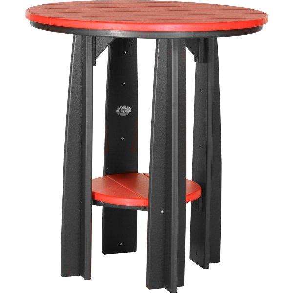 Outdoor Poly Balcony Table - Durable & Weather-Resistant Small Bistro Table for Patio, Garden, or Apartment Balcony - Perfect for Coffee, Dining, or Relaxing Outside