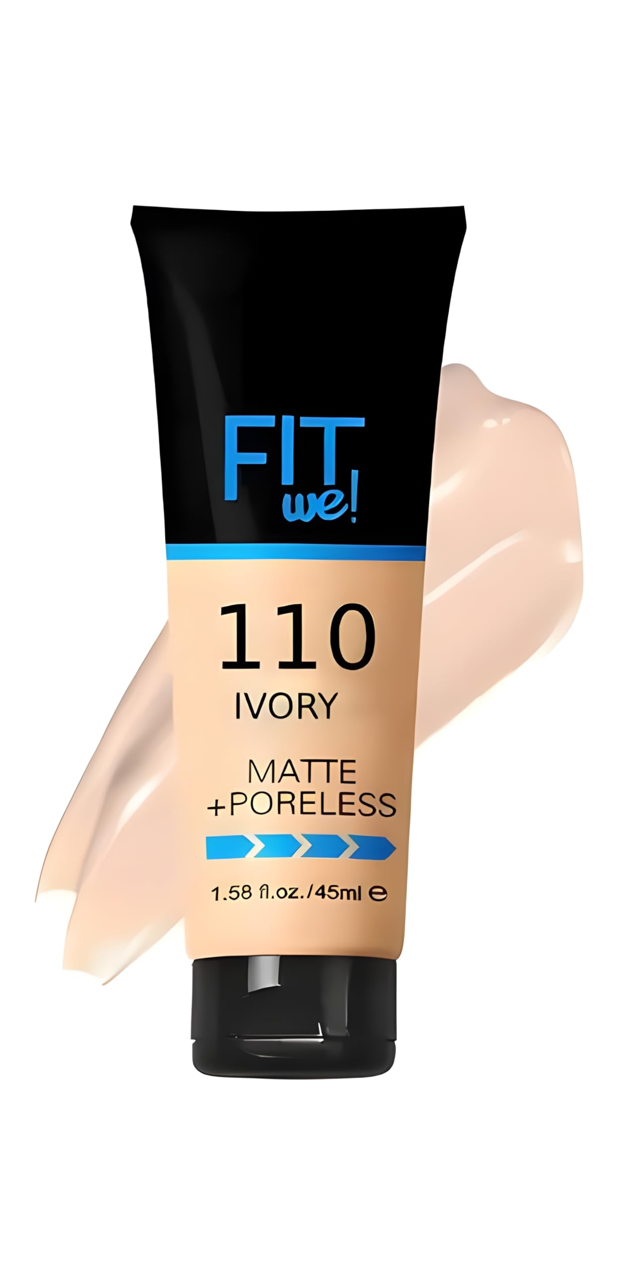 Bridester Fit We Concealer Liquid Foundation - Full Coverage, Long-Lasting, Freckles & Acne Concealing Professional Makeup - Perfect for Daily Wear, Special Occasions & Photography
