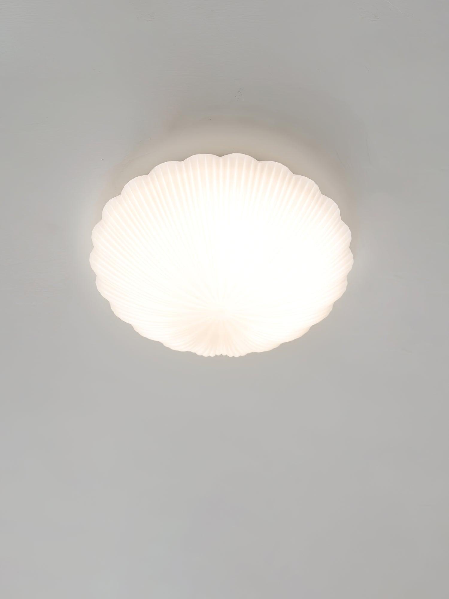 Stylish Seashell Ceiling Light Fixture - Modern Coastal Decor for Living Room, Bedroom & Beach House Lighting