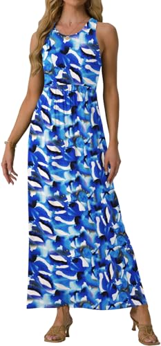 Floral Blue Ink White