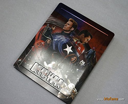 Captain America: Civil War 3D Blu-ray + 2D Blu-ray - BLUFANS Steelbook Iron Man Lenticular Edition (Region Free, Limited Edition) - Perfect for Marvel Collectors & Home Theater Enthusiasts