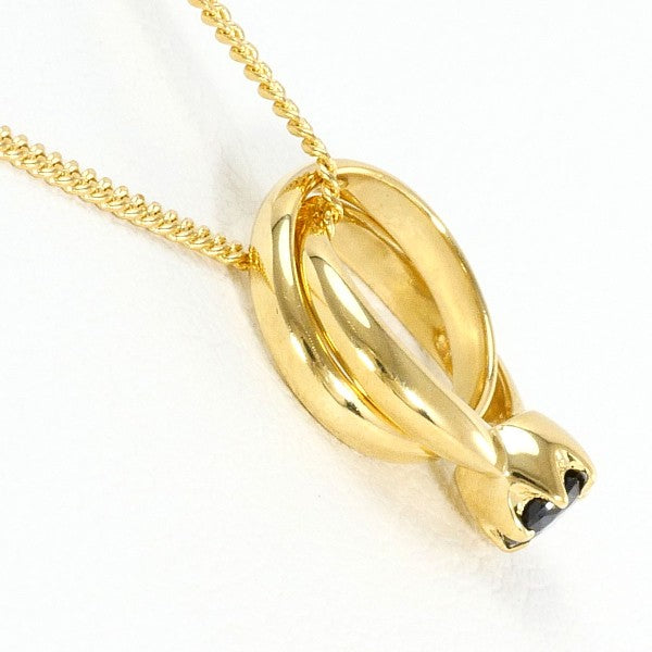 18K Yellow Gold Sapphire Necklace for Women - Elegant Blue Gemstone Jewelry Gift for Birthday, Anniversary & Valentine's Day - Perfect for Weddings, Parties & Special Occasions