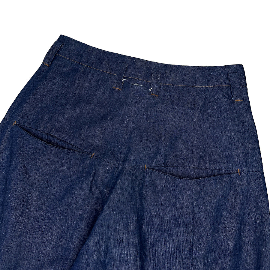 SHINYA KOZUKA Denim Baggy Pants for Men - Vintage Loose Fit Jeans | Streetwear Fashion, Hip Hop Style, Casual Wear for Everyday Outfits