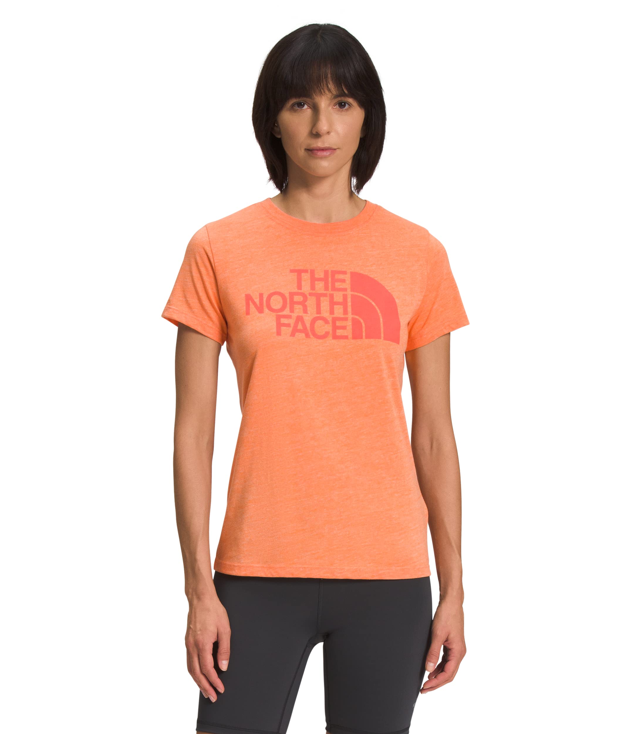 The North Face Women's Short Sleeve Half Dome Cropped T-Shirt | Moisture-Wicking Activewear for Hiking, Yoga & Outdoor Adventures