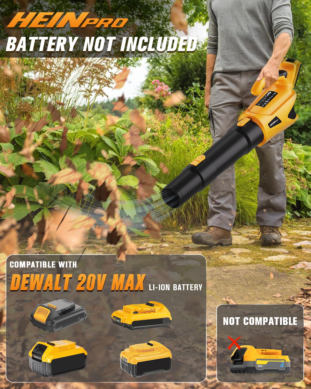 20V Cordless Leaf Blower and 12
