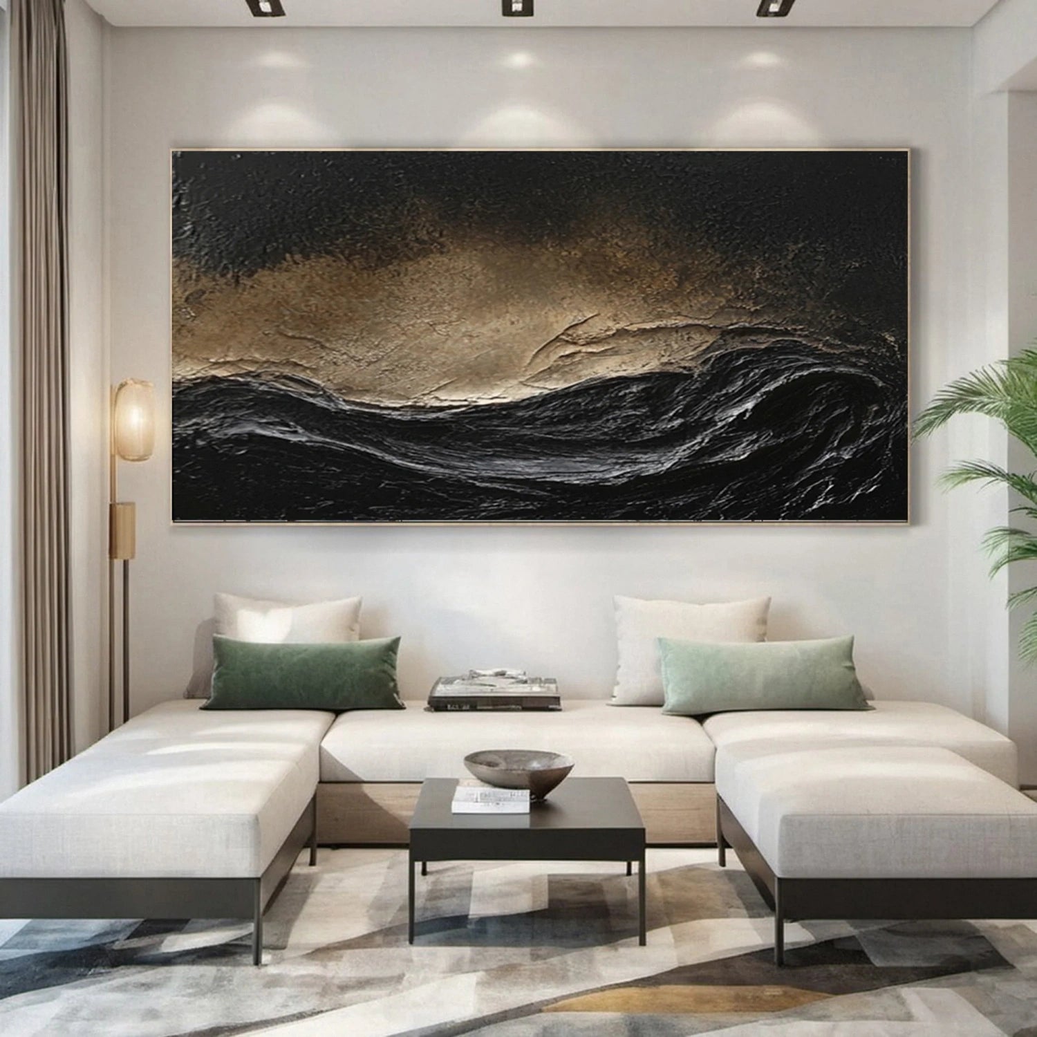 Ocean and Sky Painting #OS 235 - Stunning Seascape Wall Art for Home & Office Decor - Perfect for Living Room, Bedroom or Beach House