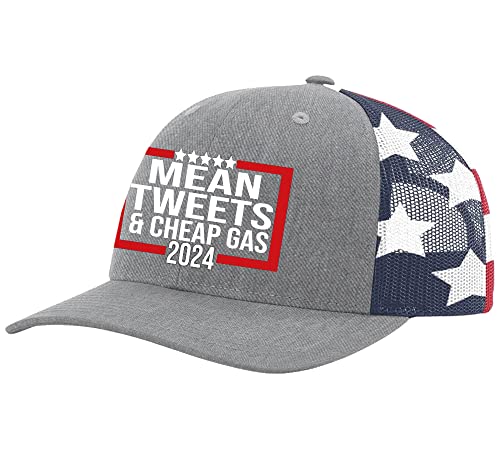 Heather Grey/American Flag