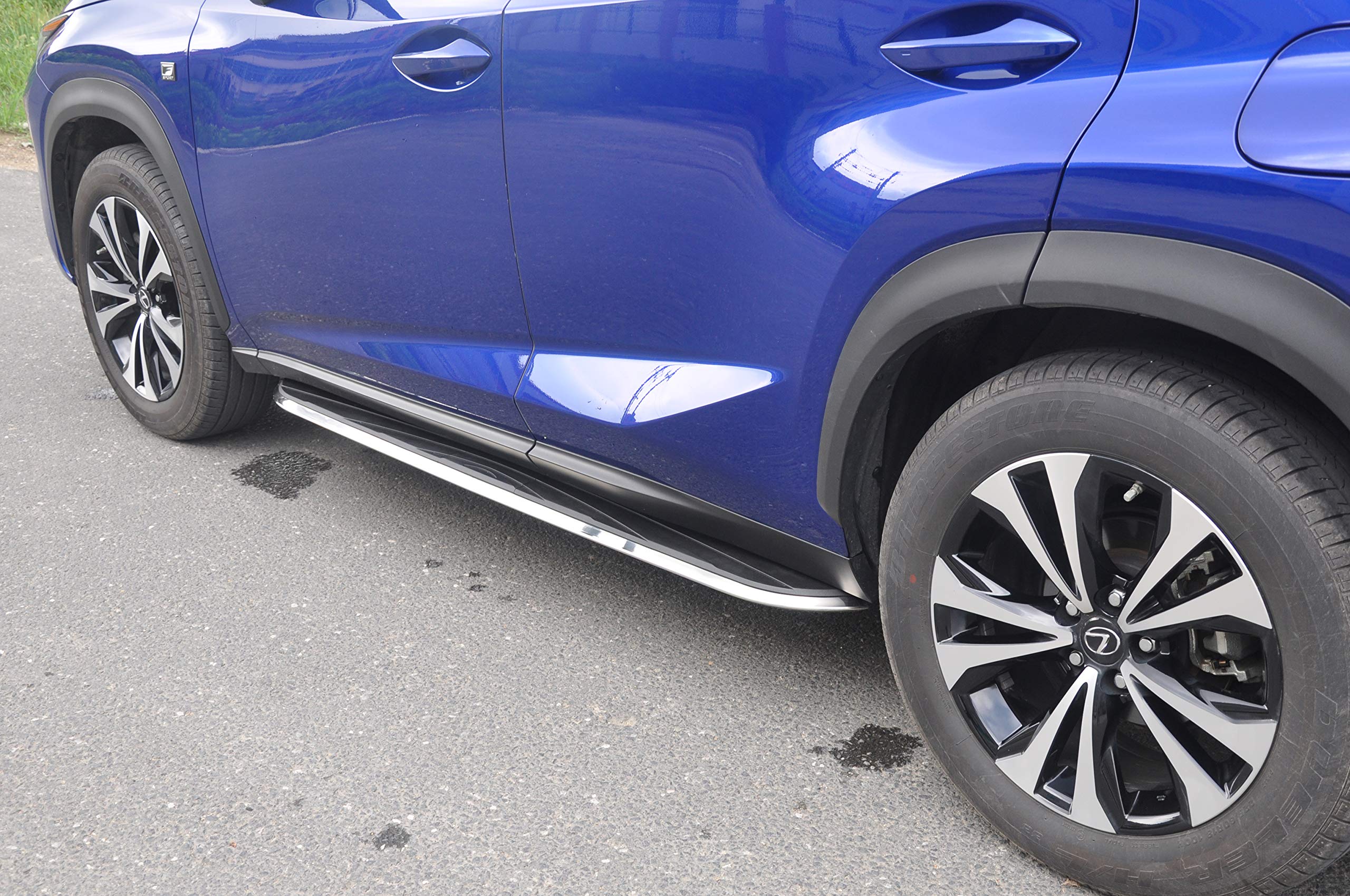 2PCS Side Step Running Boards for Lexus NX 200/300h 2015-2020 - Durable Nerf Bar & Door Protection - Perfect for Off-Roading & Daily Use