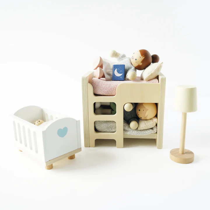 Miniature Doll House Figures - 6-Piece Doll Family Set for Kids, Perfect for Dollhouse Playsets, Role Play & Collectibles