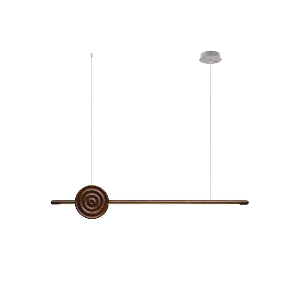 Handcrafted Wooden Erhu Chandelier - Traditional Chinese Musical Instrument Inspired Lighting Fixture for Living Room, Dining Room, or Bedroom Decor