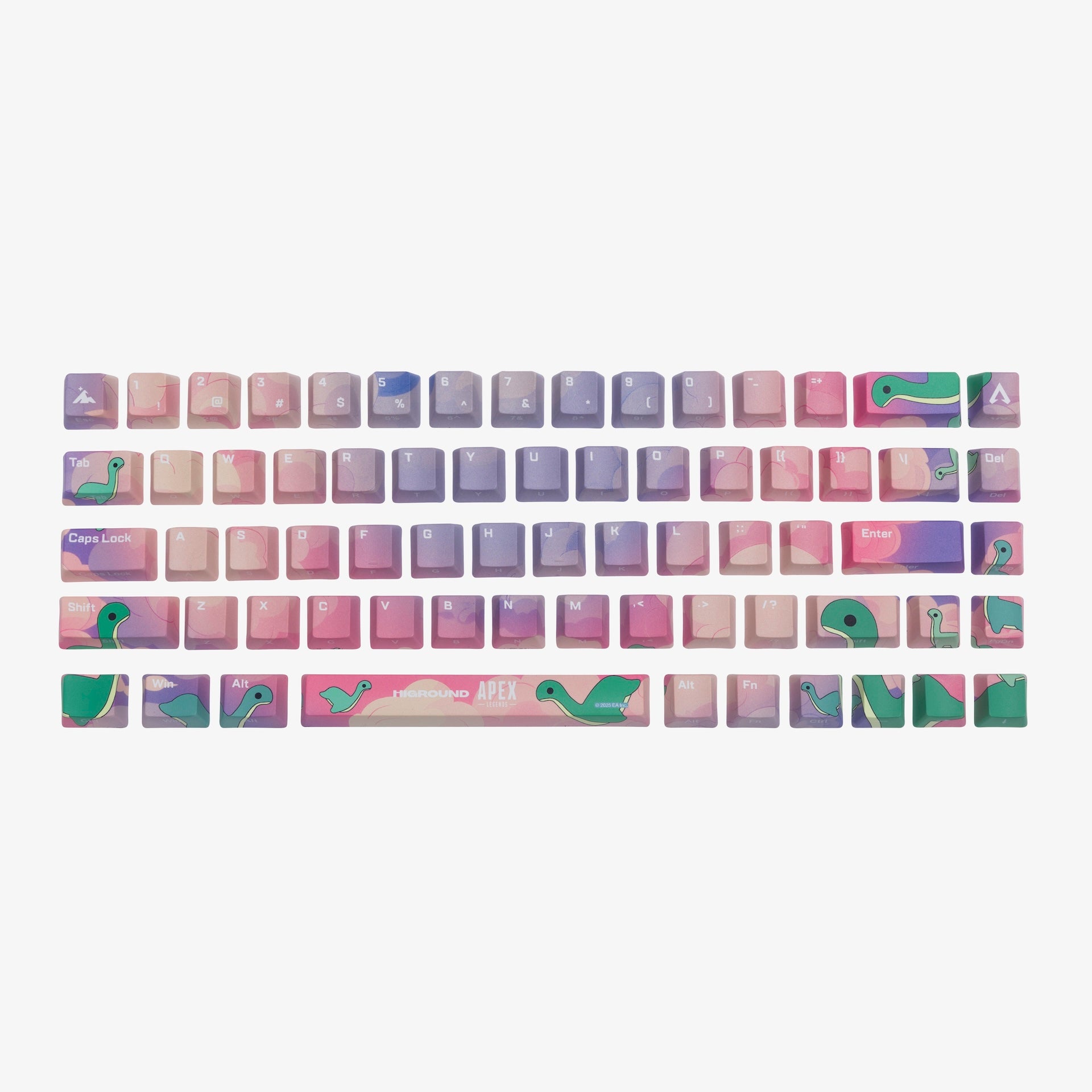 Apex Legends™ Higround 68 Keycaps Set - Nessie Themed Mechanical Keyboard Accessories for Gaming & Typing | Perfect for PC Gamers & Streamers