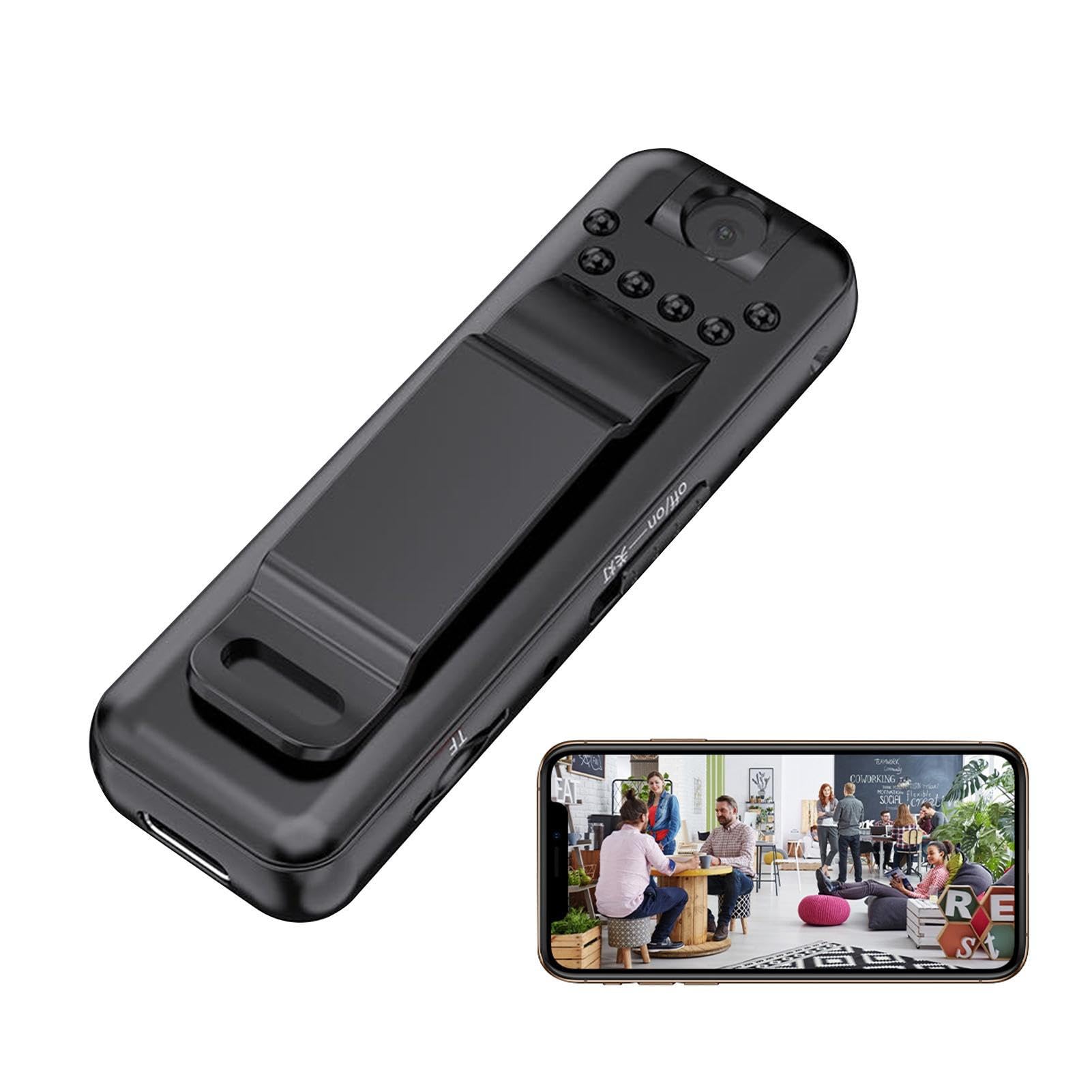 Firulab Police Body Camera - Wearable HD Video Recorder with Motion Detection, Night Vision & Long Battery Life - Ideal for Law Enforcement, Running, Hiking & Outdoor Adventures