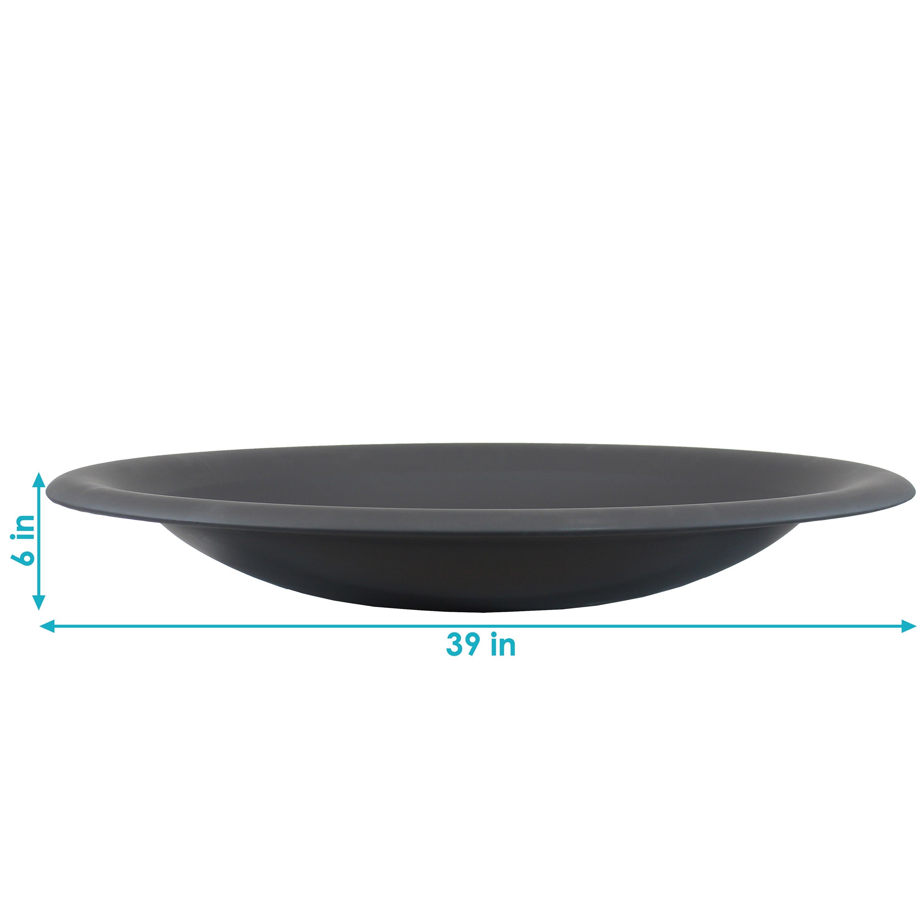 Sunnydaze 24-Inch Steel Fire Pit Bowl Replacement - Heavy Duty & Rust-Resistant for DIY Fire Pit Stand or Existing Outdoor Fireplace - Perfect for Backyard, Patio, Camping & Bonfire Nights