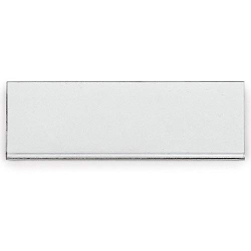 50-Pack Economy Label Holders & Strips - Durable Office & Retail Organization for Shelves, Bins & Storage