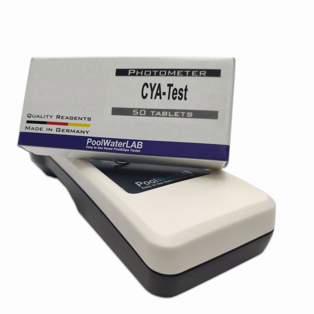 Pool Water Testing Reagents for CyA-Test - Accurate Cyanuric Acid Test Kit for PoolLab & PoolWaterLAB | Ideal for Swimming Pool Maintenance & Water Quality Analysis