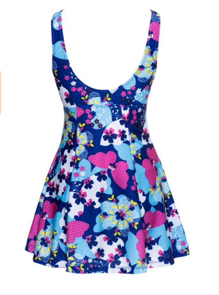 YGT Women's One Piece Swimsuit - Sexy Backless Swimdress with Adjustable Straps for Beach, Pool & Vacation | Plus Size Swimwear for Summer Swimming & Water Sports