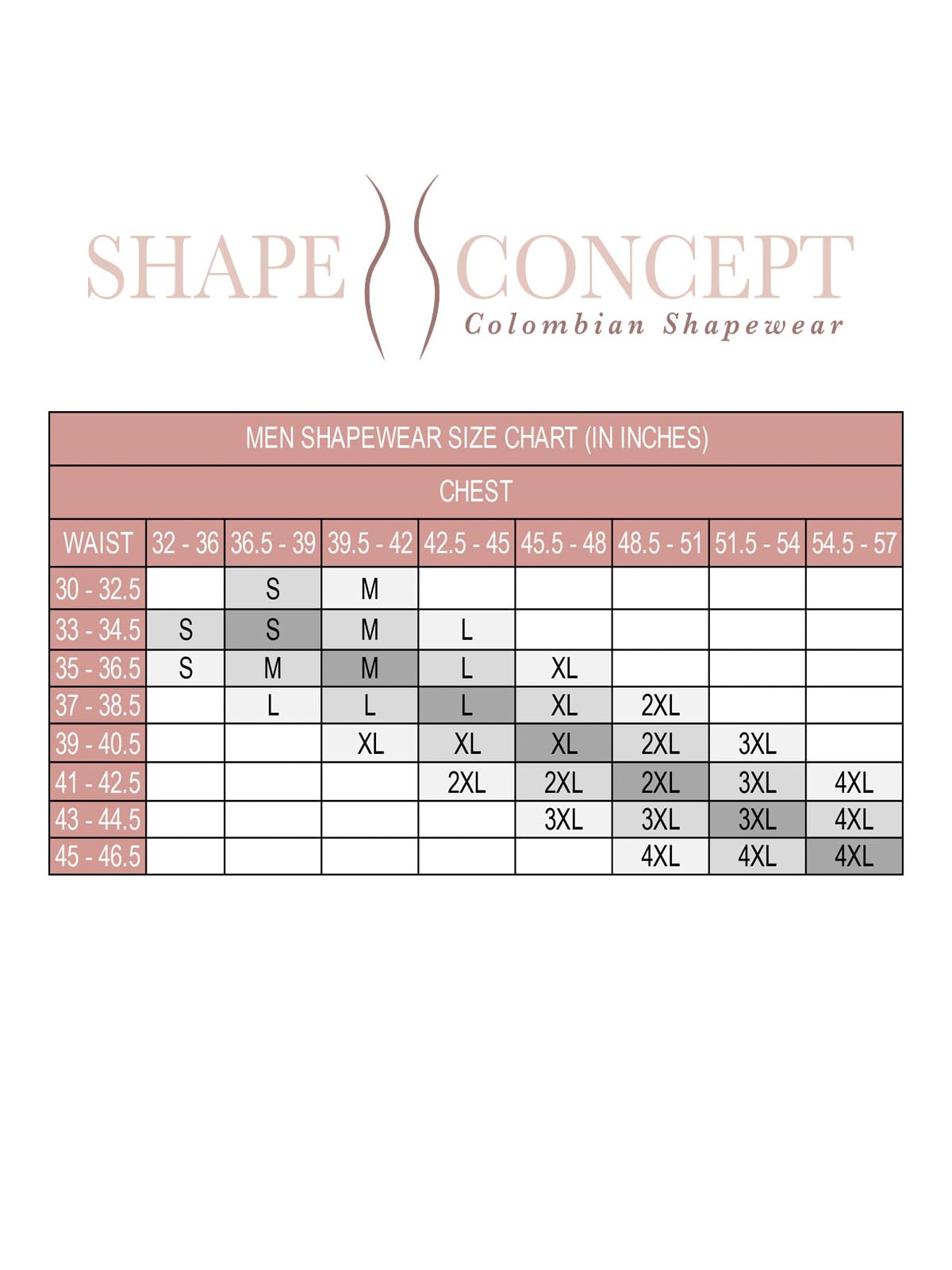 SHAPE CONCEPT Men's Shapewear 361 - Colombian Faja for Men with Hook Closure | Waist Trainer & Stomach Compression Girdle | Slimming Body Shaper for Workout, Post-Surgery & Everyday Wear