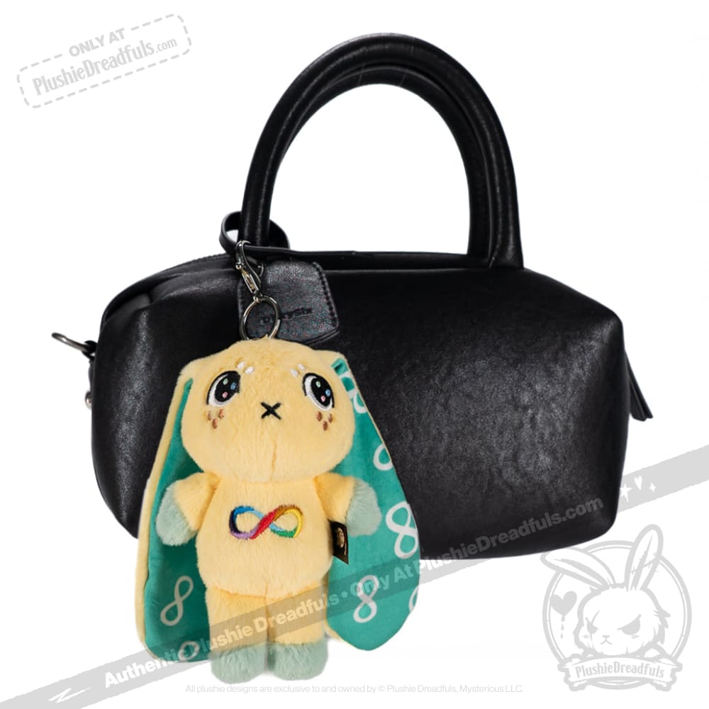 Autism Awareness Rabbit Plush Keychain - Soft & Cute Plushie Dreadfuls for Backpacks, Gifts & Sensory Support | Autism Support Accessory
