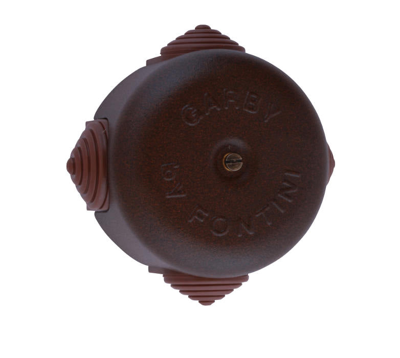 Antique Brown Steel Junction Box 72mm - Durable Electrical Connector for Home & Industrial Wiring Projects