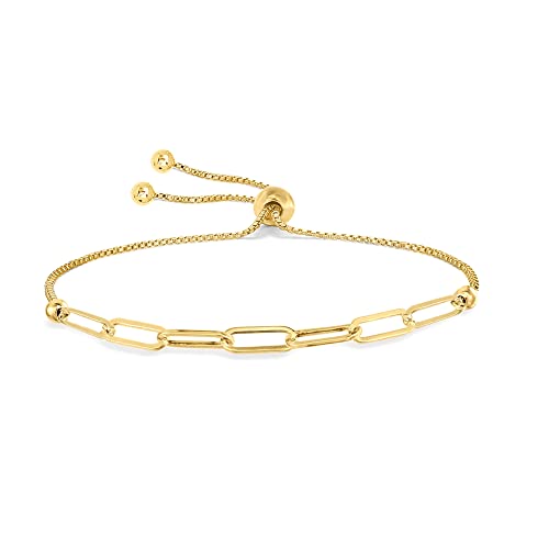 Yellow-Gold PaperClip Bolo
