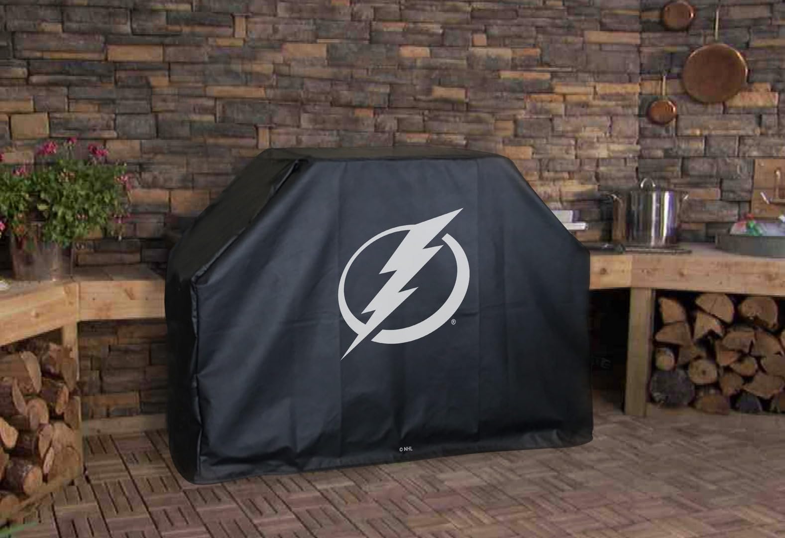 Holland Bar Stool Co. Anaheim Ducks Official NHL Team Grill Cover - Waterproof BBQ Grill Cover for Outdoor Protection - Perfect for Tailgating, Backyard Parties & Game Day Grilling