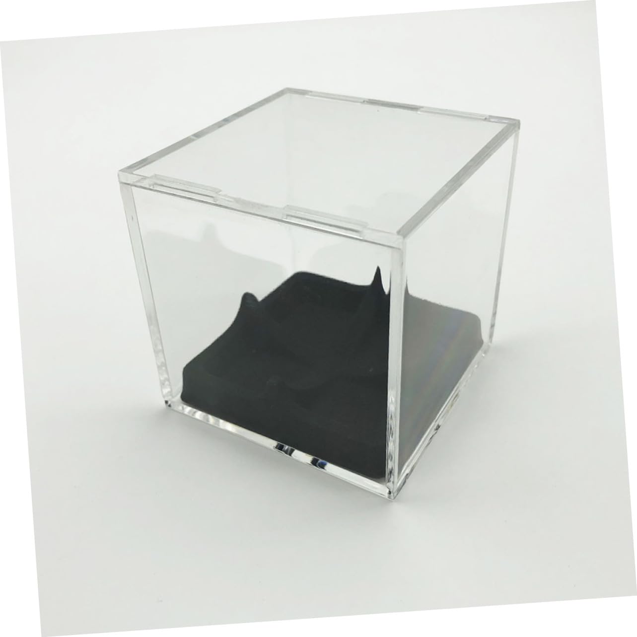 Abaodam 2-Pack Clear Baseball Display Case - Crystal Clear Plastic Box for Softball & Baseball Storage - Perfect for Sports Memorabilia, Collectibles, and Trophy Display at Home or Office
