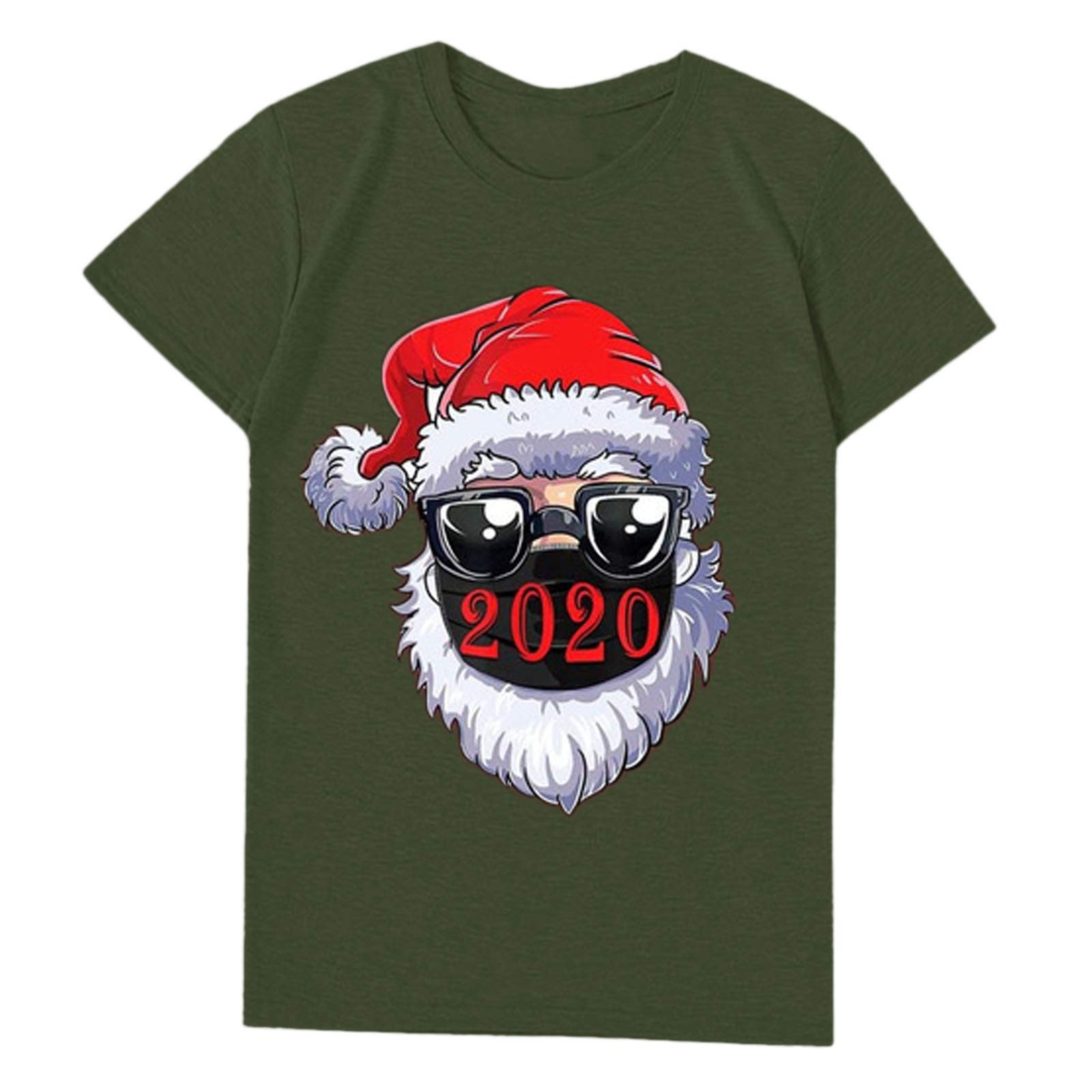 Funny Christmas Shirts for Women - Holiday Family Matching Sweatshirts with Santa Hats - Festive Tees for Christmas Parties & Family Photos