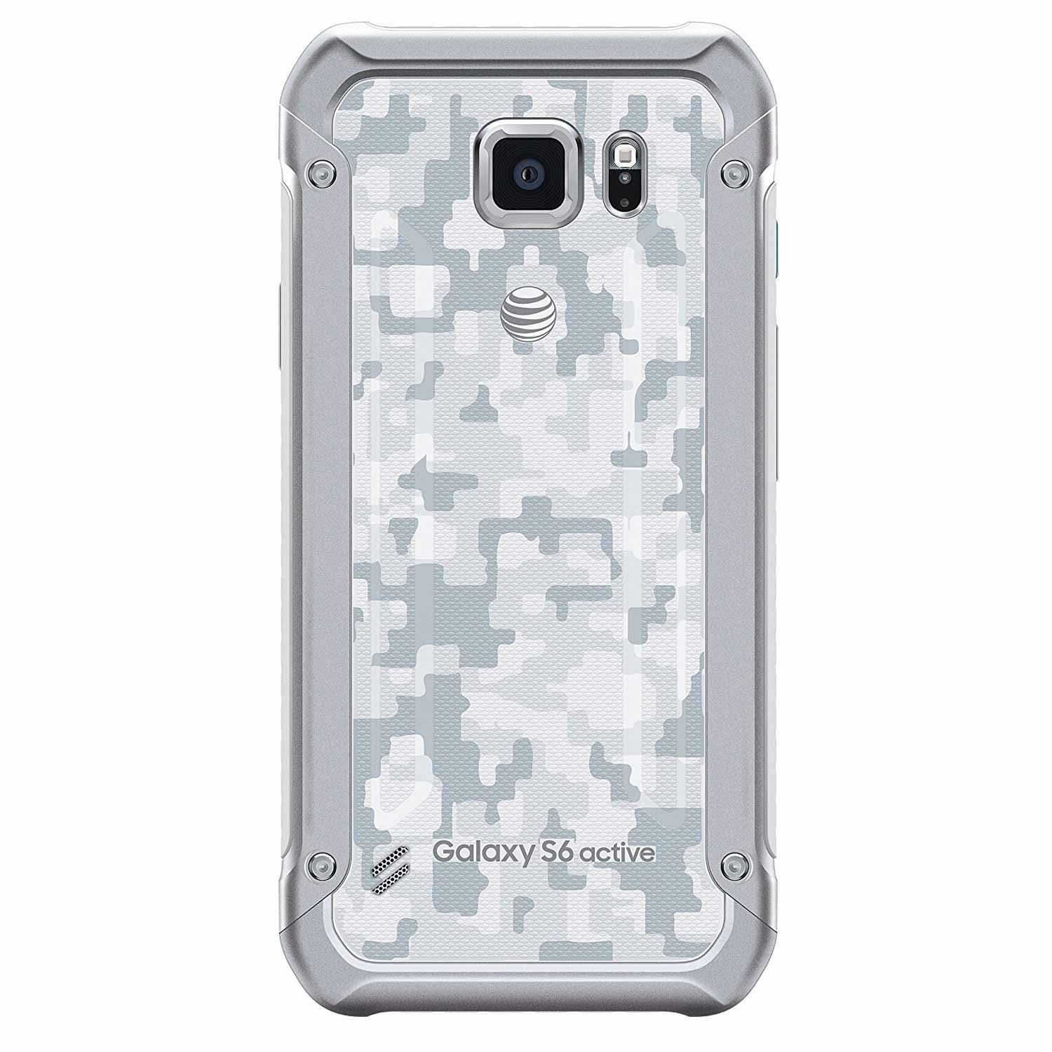 Samsung Galaxy S6 Active G890A 32GB Unlocked GSM 4G LTE Octa-Core Smartphone with 16MP Camera - White | Rugged Waterproof Design for Outdoor Adventures, Hiking & Extreme Sports