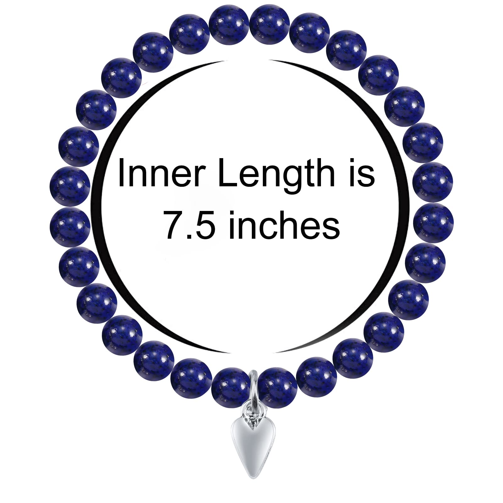 Amethyst Beads Birthday Bracelet for Women - 80th Birthday Gift for Mom, Sister, Wife, Grandmother | Elegant Jewelry for 80 Year Old Women | Perfect for Parties, Anniversaries & Special Occasions