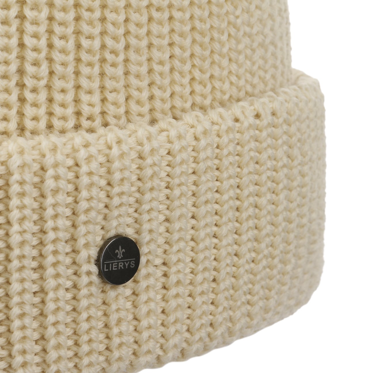 Lierys Knit Bobble Hat - Warm Winter Beanie for Men & Women - Cozy Cable Knit Pom Pom Hat for Cold Weather - Perfect for Skiing, Snowboarding & Outdoor Activities