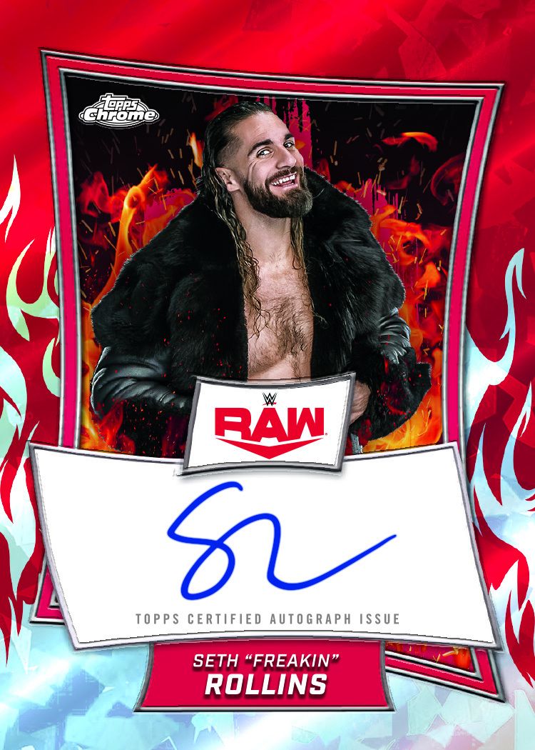 2025 Topps Chrome Sapphire WWE Hobby Box - Premium Wrestling Trading Cards for Collectors & Fans - Perfect for Display, Trading, and Investment