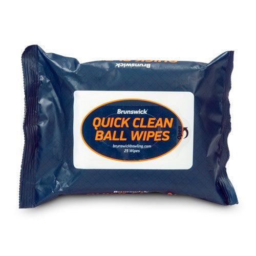 Brunswick Quick Clean Bowling Wipes - Premium Disinfectant Wipes for Bowling Balls & Shoes - Perfect for League Play, Practice & Equipment Maintenance