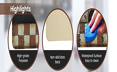 Premium Comfort Kitchen Mats (2-Pack) - Non-Slip Cushioned Floor Mats for Cooking & Standing - Perfect for Home Chefs & Baking Enthusiasts - Ideal for Kitchens, Restaurants & Food Prep Areas